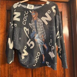 Inspire A Paris Graphic Knit Sweater